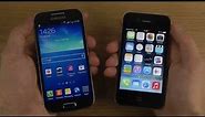 Samsung Galaxy S4 Mini vs. iPhone 4S iOS 7 - Which Is Faster?