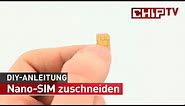 Nano SIM zuschneiden - Tutorial deutsch | CHIP