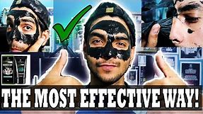 HOW to use a CHARCOAL PEEL OFF MASK effectively and properly step by step | URBANGABRU CHARCOAL MASK