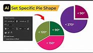 How to make Pie Shape Specific Angle | Adobe Illustrator Tutorials