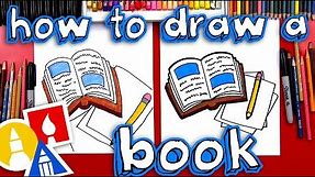 How To Draw A Book And Pencil 📖 ✏️