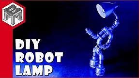 How To Make a Robot Pipe Lamp - DIY