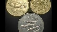 10, 50, 100 KR Coins of Iceland
