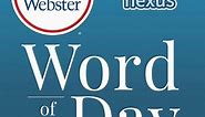 Merriam-Webster's Word of the Day--nexus
