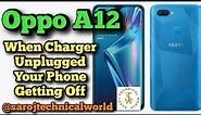 Oppo A12 When Charger Unplugged Mobile Turn Off Problem Solution | Oppo A12 Battery Repair