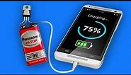 2 Simple Way to CHARGE your Mobile with 9v Battery