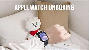 🌱 Midnight Apple Watch SE 2 unboxing ✨