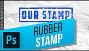 How to Make a Rubber Stamp Effect in Photoshop