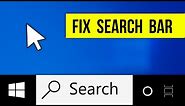 How to Fix Search Bar Not Working in Windows 10 (Easiest Ways)