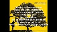 Jack Johnson - Better Together Lyrics