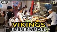 4K || VIKINGS SM MEGAMALL || Buffet restaurant tour & walk-around