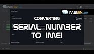 Converting Serial Number to IMEI | Apple Device Check