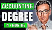 How To Get An Accounting Bachelor's Degree In 7 Months (WGU)