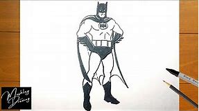 How to Draw Batman Full Body Step by Step