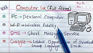 50+ Computer GK full form in hindi | Computer related Full Forms