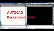 How to Change Background Color in Autocad