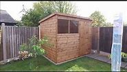 Gorilla Sheds - 8 x 6 pent garden shed standard