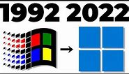 Evolution of all Windows Startup/Shutdown Sounds and Screens (1992 - 2022) 4K/60fps