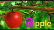 Learn the ABCs in Lower-Case: "a" is for ant and apple