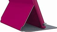 Speck Products StyleFolio Case and Stand for iPad Mini 4, Fuchsia/Nickel Grey (71805-B920)