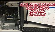 Dell OptiPlex 7000 i7 12700 RAM SSD upgrade | | review | UNBOXING!!