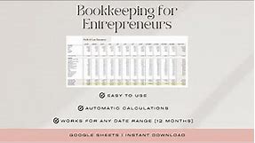 How To Do Bookkeeping in Google Sheets for Entrepreneurs