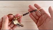 Letter Bead Keychain Tutorial | Easy Craft Project