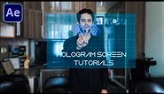 Hologram Touch Screen In After effects Tutorial (Easy Way)