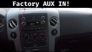 Detailed Tutorial 2004-2005 Ford F150 Head Unit AUX Input