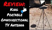 Review: King Omnidirectional Portable TV Antenna for RV's, Travel Trailers and more!