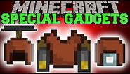Minecraft: SPECIAL GADGETS (JETPACK, HELICOPTER HAT, GLIDER, & MORE!) Mod Showcase