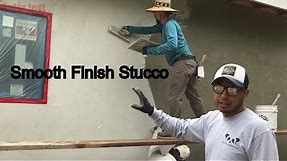 How to apply Smooth Finish Stucco