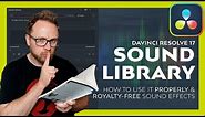 The DaVinci Resolve Sound Library is AWESOME (Plus Royalty Free Sound Effects)