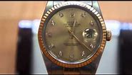 Rolex Oyster Perpetual Datejust 16233 Movement of Seconds Hand