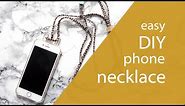 Easy DIY Phone Necklace