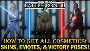 How To Get All Skins/Cosmetics in Star Wars Battlefront 2! Free, Credits/Crystals, & Milestone Skins
