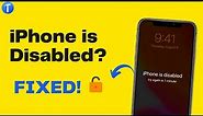 [2023]How to Unlock a Disabled iPhone without iTunes
