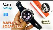 Haylou Solar Pro Smart Watch Unboxing Review | Xiaomi Calling Watch | Sports Watch