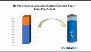 How to Create an Awesome 3D Battery Chart in Excel