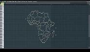 Musical Map of Africa (Midi Art)
