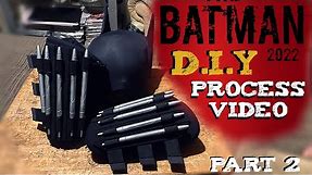 How to Make "The Batman 2022 " Costume - Part 2 - The Gauntlets Process Video