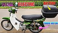 Conversion Motorbike Hybrid - Petrol and Electric 60-72v 2000W - HONDA DREAM