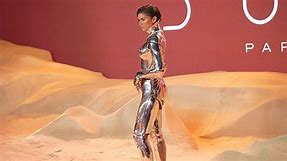 Zendaya in racy silver robot suit at 'Dune: Part Two' premiere