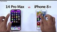 iPhone 14 Pro Max vs iPhone 8 Plus - SPEED TEST
