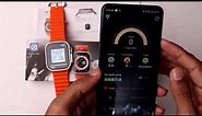 How to Scan T900 Ultra Smart Watch QR Code