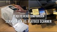 Scanning with smartphone vs scanning with a flatbed scanner
