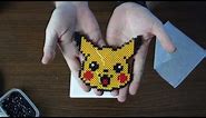 How to make Pikachu with Hama beads/ Creando a Pikachu con Hama