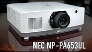 NEC NP-PA653UL 6500 Lumen LCD Laser Projector Demonstration