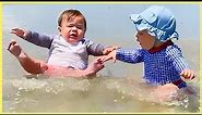 99% FAILS: Funniest Baby First Time On The Beach || 5-Minute Fails