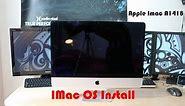 Apple Imac A1418 - OS Install